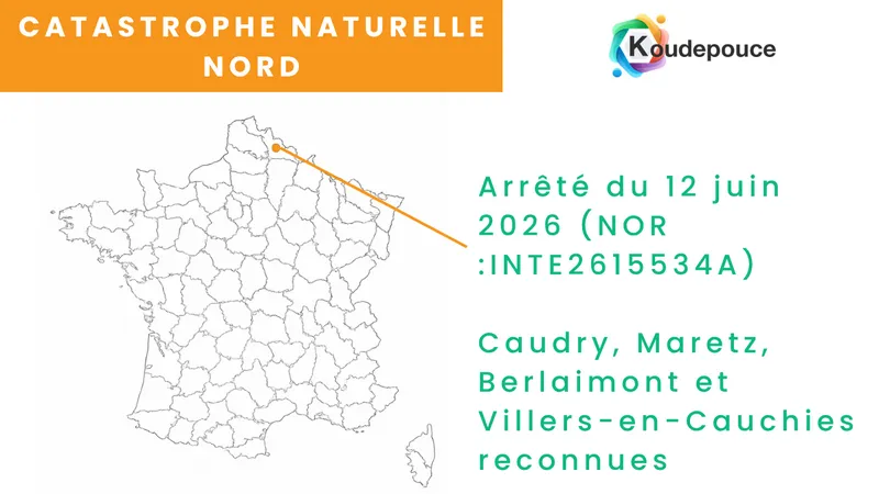 Expertise bâtiment dans le Nord avec Nadia Lespagnol après un mouvement de terrain reconnu en catastrophe naturelle